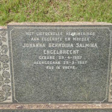 ENGELBRECHT Johanna Berndina Salmina 1907-1957 