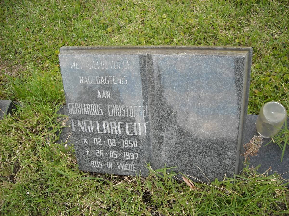 ENGELBRECHT Gerhardus Christoffel 1950-1997