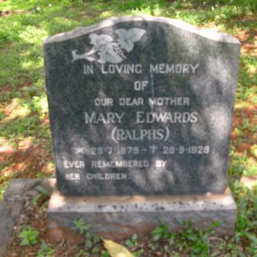 EDWARDS Mary nee RALPHS 1879-1928