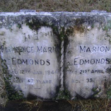 EDMONDS Florence Maria -1944 :: EDMONDS Marion -1963