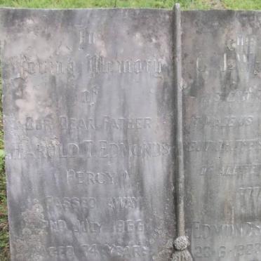 EDMONDS Harold T. -1966 :: EDMONDS C.J.W. 1923-1978