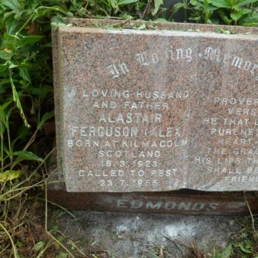 EDMONDS Alastair Ferguson 1923-1985