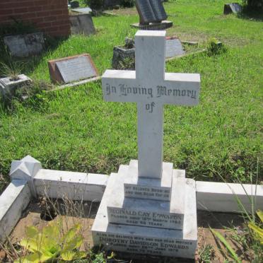 EDWARDS Reginald Cay  -1963 &amp; Dorothy Davidson  -1970