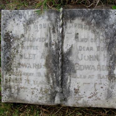 EDWARDS Violet A. -1963 :: EDWARDS John Henry