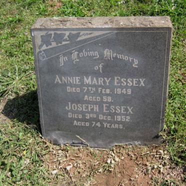 ESSEX Joseph -1952 &amp; Annie Mary -1949