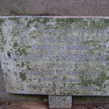 ESTERHUIZEN Johannes -1941