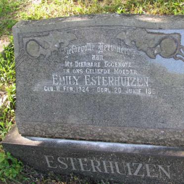 ESTERHUIZEN Emily 1924-1961