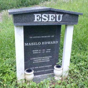 ESEU Masilo Edward 1930-2013