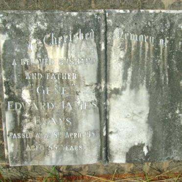 EVANS Gene Edward James -1958