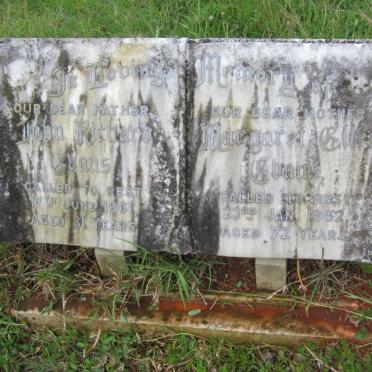 EVANS John Richard -1961 &amp; Margaret Ellen -1962