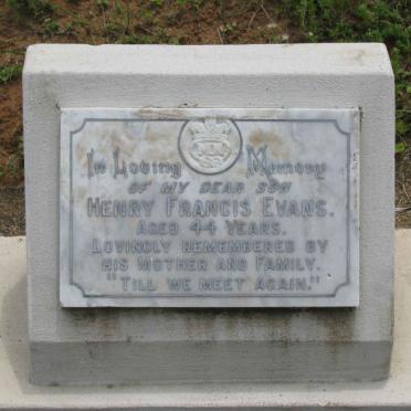 EVANS Henry Francis