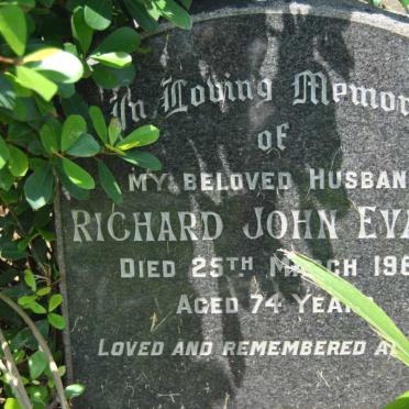 EVANS Richard John -1968