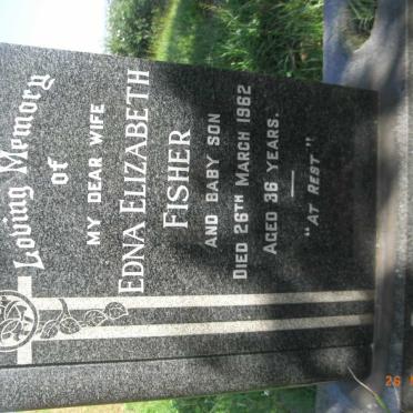FISHER Edna Elizabeth -1962 :: FISHER Baby -1962 :: FISHER Rick 1928-1991