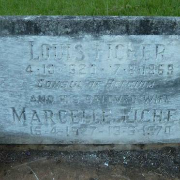 FICHER Louis 1920-1969 &amp; Marcelle 1927-1970