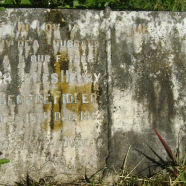 FIDLER Charles Henry George -1952