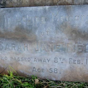 FIELD Sarah Jane -1932