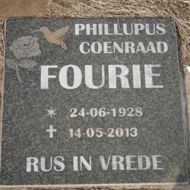 FOURIE Phillupus Coenraad 1928-2013