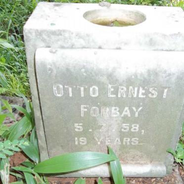 FORBAY Otto Ernest -1958