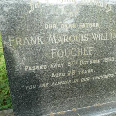 FOUCHEE Frank Marquis William -1968