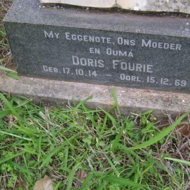 FOURIE Doris 1914-1969
