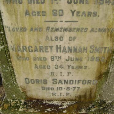 SMITH Margaret Hannah -1962