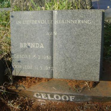 FOURIE Brenda 1958-1972