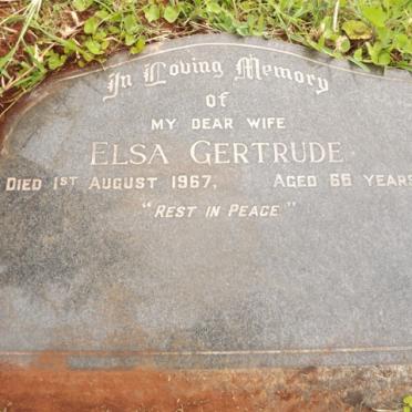 FOUCHÉ Elsa Gertrude -1967 