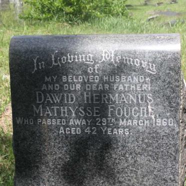 FOUCHE Dawid Hermanus Mathysse -1960