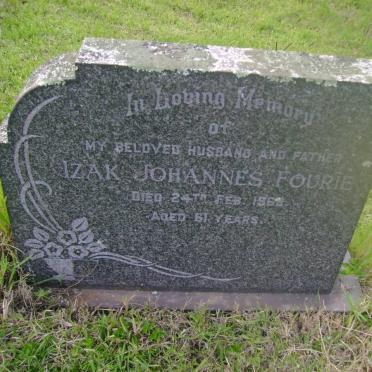 FOURIE Izak Johannes 1969