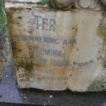 FOURIE Salomina Gertrude  1941-1954