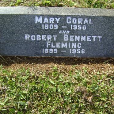 FLEMING Robert Bennett 1899-1956 &amp; Mary Coral 1909-1950