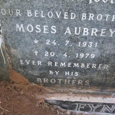 FYNN Moses Aubrey 1931-1979 