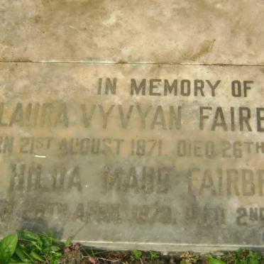 FAIRBRIDGE Laura Vyvyan 1871-1951 :: FAIRBRIDGE Hilda Maud 1873-1958