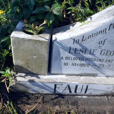 FAUL Leslie George 1928-1987
