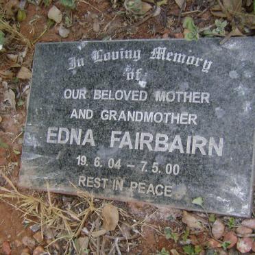 FAIRBAIRN  Edna 1904-2000