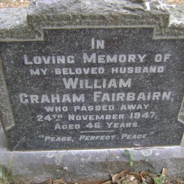 FAIRBAIRN William Graham -1947