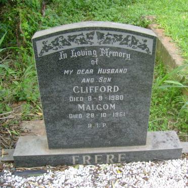 FRERE Clifford -1980 :: FRERE Malcolm -1961