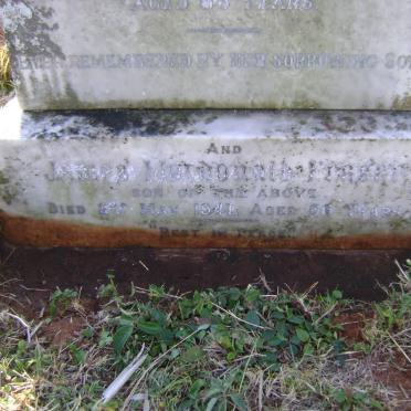 FRASER Annie Macdonald -1937 :: FRASER David Macdonald -1923 :: FRASER James Macdonald -1941