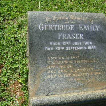 FRASER Gertrude Emily 1884-1950