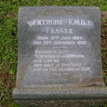 FRASER Gertrude Emily 1884-1950