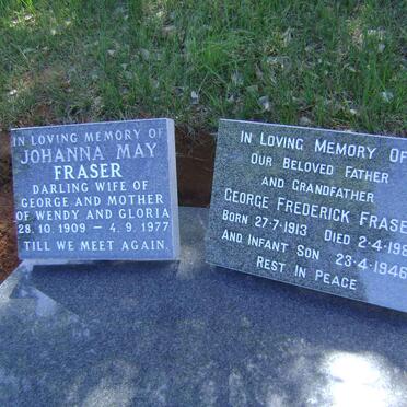 FRASER George Frederick 1913-1981 &amp; Johanna May 1909-1977 :: FRASER ?? -1946
