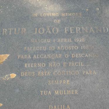 FERNANDES Artur Joao 1928-1982