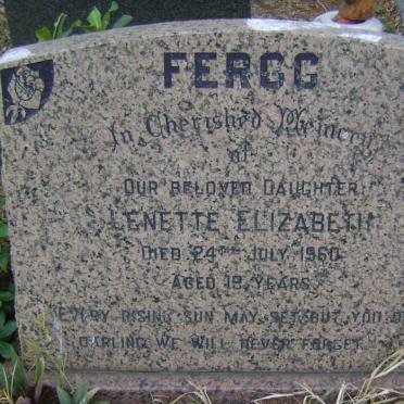 FERGG Lenette Elizabeth -1960