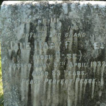 FERRIES Jane Mary nee ROSE -1932 