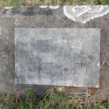 GARDEN Harry Buchan -1957