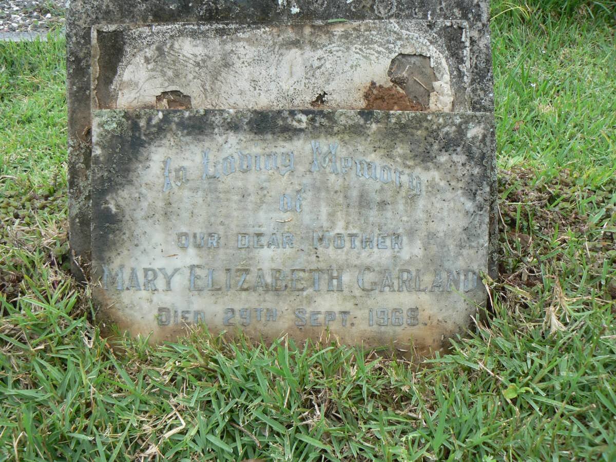 GARLAND Mary Elizabeth -1968