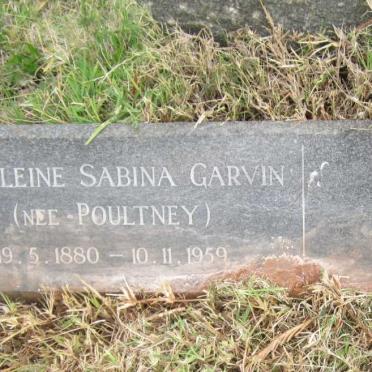 GARVIN Madeleine Sabina nee POULTNEY 1880-1959 :: PHILLIPS Valerie May nee GARVIN 1911-1978