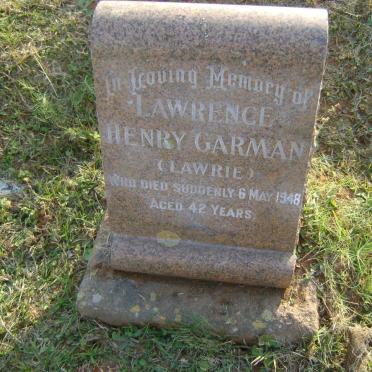 GARMAN Laurence Henry -1948