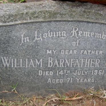 GADDES William Barnfather -1961