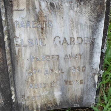 GARDEN James -1943 &amp; Elsie -1958